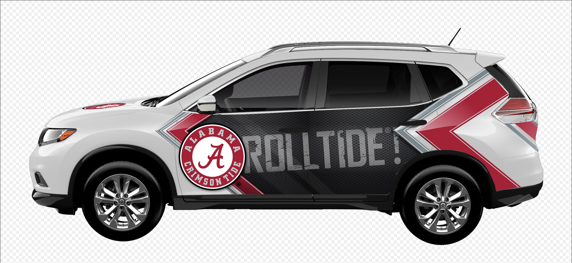 Alabama_Nissan Rogue_Car Wrap_NCAA